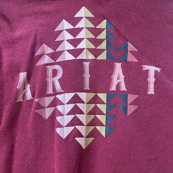 Hoodie - Ariat - Maroon - M - Picture 2 of 4